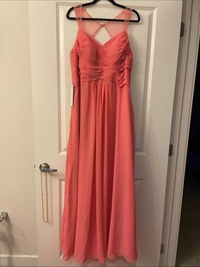Azazie Flamgino Magdalena Floor Length Dress, Size 16 NWT